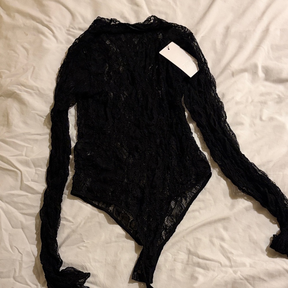 Zara Black Lace Bodysuit
